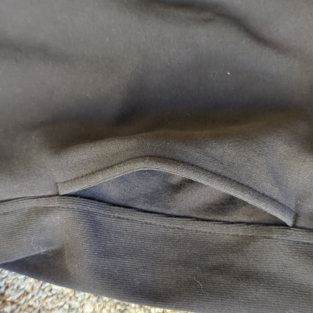 Athleta Forever Fleece 1/4 Zip Sweatshirt - Black S - Picture 5 of 7